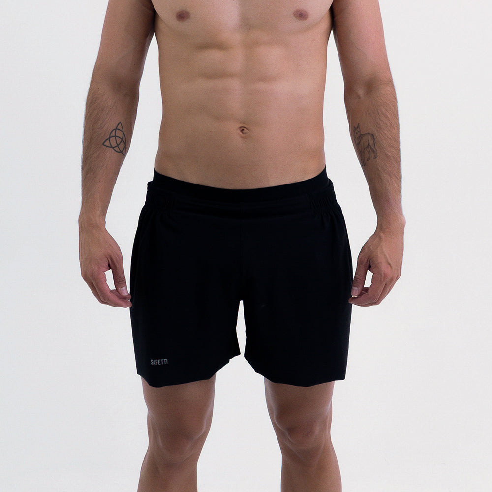 SHORT RUNNING FLOW BLACK PARA HOMBRE