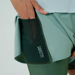 PANTALONETA RUNNING/PÁDEL BREEZE GREEN PARA MUJER