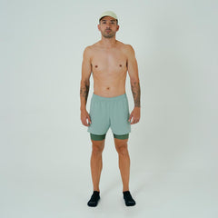 PANTALONETA RUNNING/PÁDEL BREEZE GREEN PARA HOMBRE