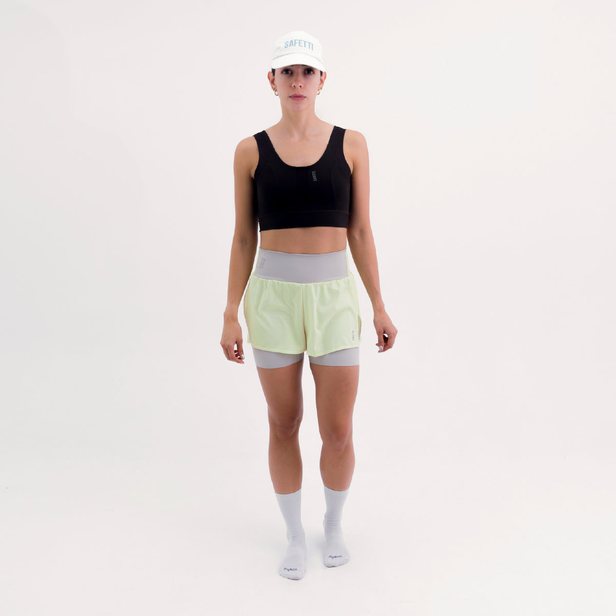PANTALONETA RUNNING/PÁDEL BREEZE YELLOW PARA MUJER
