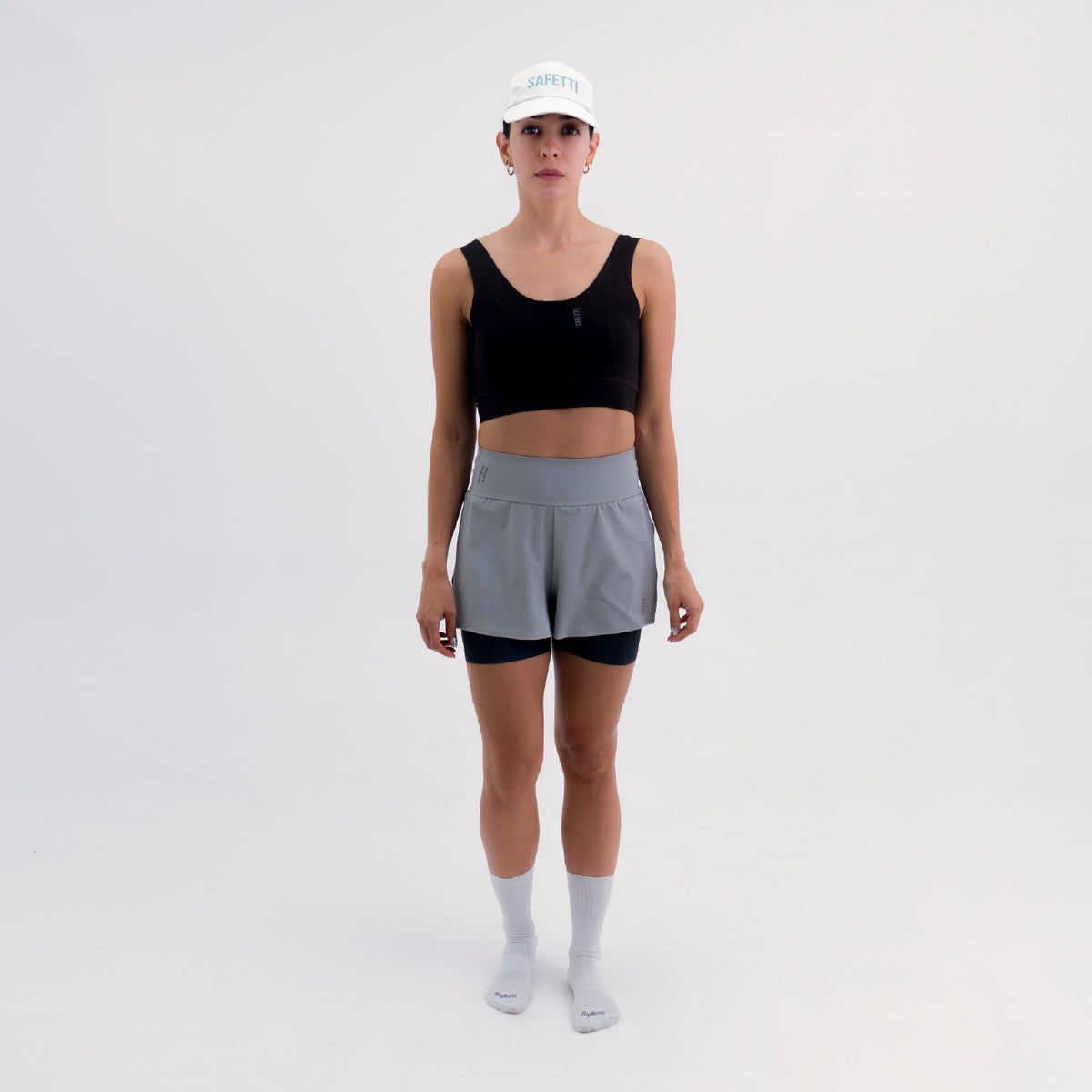PANTALONETA RUNNING/PÁDEL BREEZE GRAY PARA MUJER