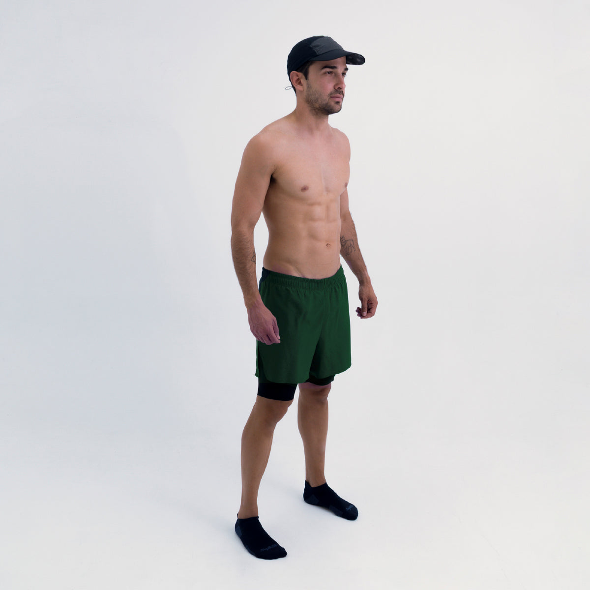 SHORT RUNNING FLOW GREEN PARA HOMBRE