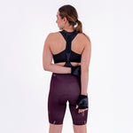 PANTALONETA CICLISMO TOSCANA SOLID 2.0 CIRUELA PARA MUJER