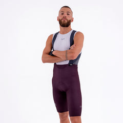 PANTALONETA CICLISMO TOSCANA 2.0 SOLID CIRUELA PARA HOMBRE