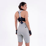 PANTALONETA CICLISMO TOSCANA SOLID 2.0 GRIS CLARO PARA MUJER