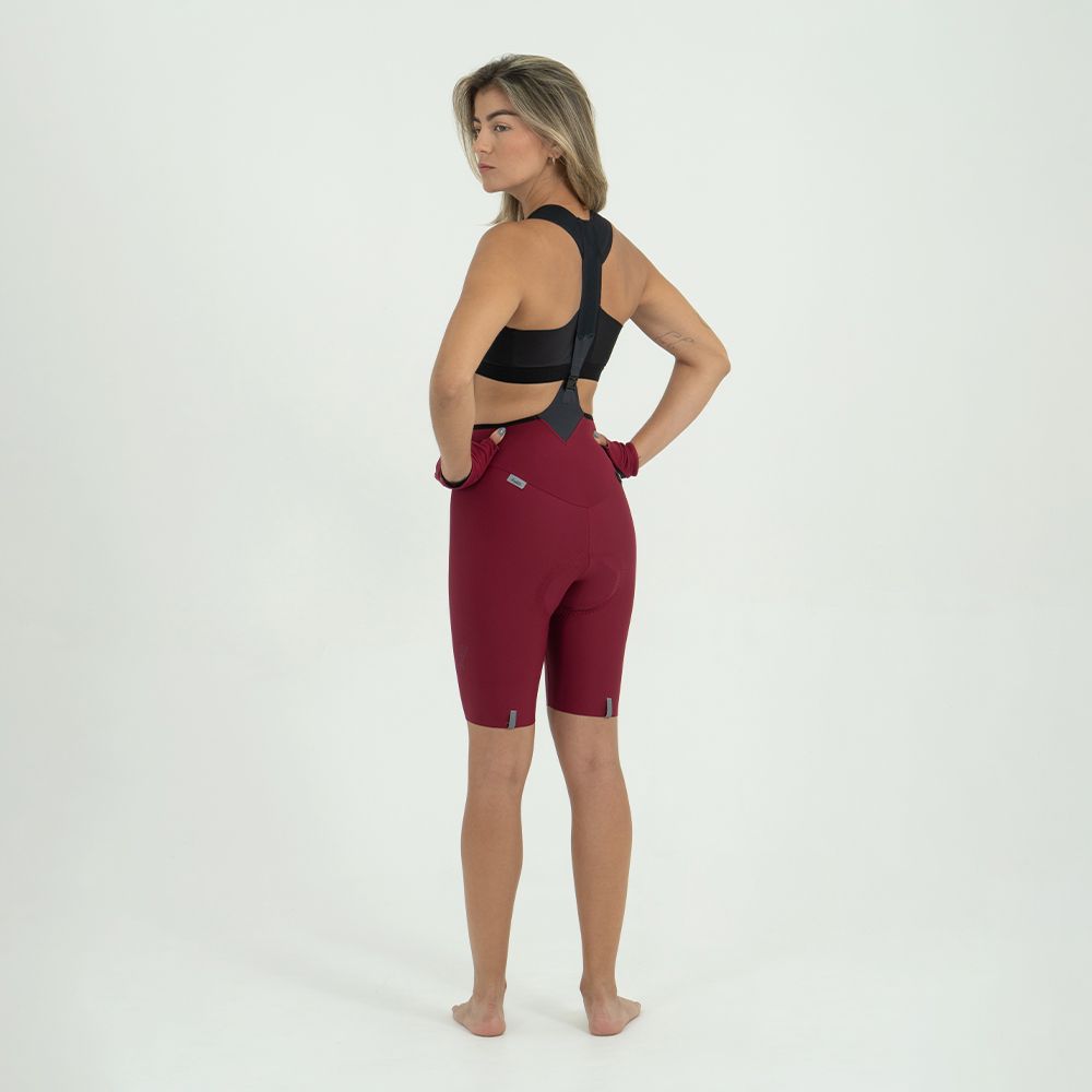 PANTALONETA CICLISMO CON CARGADERAS TOSCANA 2.0 + TERRACOTA PARA MUJER