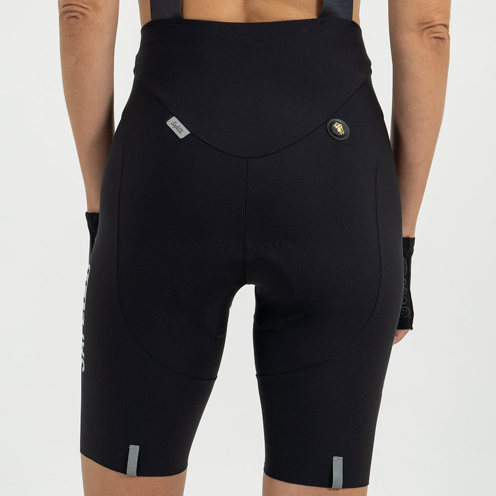 PANTALONETA CICLISMO CON CARGADERAS GIRONA NERO PARA MUJER