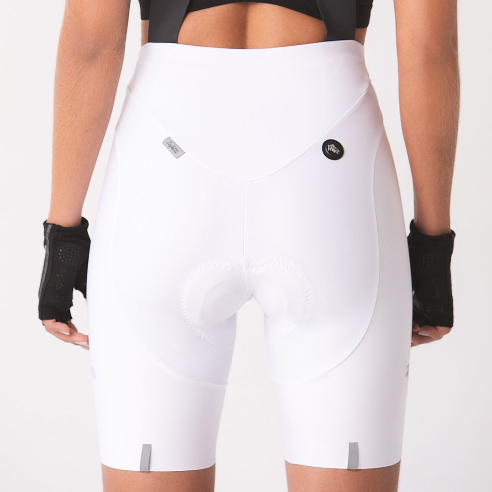 PANTALONETA CICLISMO CON CARGADERAS GIRONA SNOW PARA MUJER