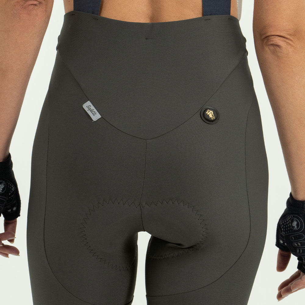 PANTALONETA CICLISMO GIRONA COLORS GRIS PARA MUJER