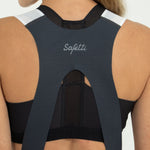 PANTALONETA CICLISMO CON CARGADERAS GIRONA ESMERALDA PARA MUJER