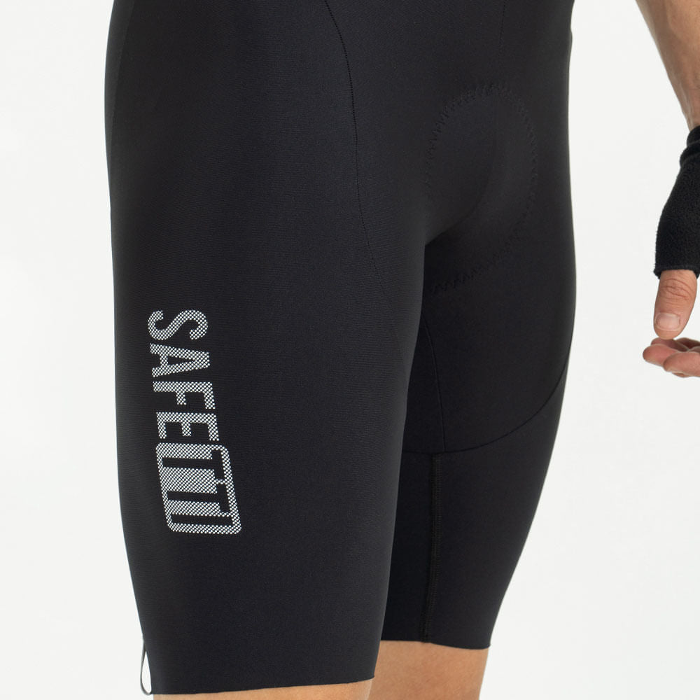 PANTALONETA CICLISMO CON CARGADERAS GIRONA NERO PARA HOMBRE