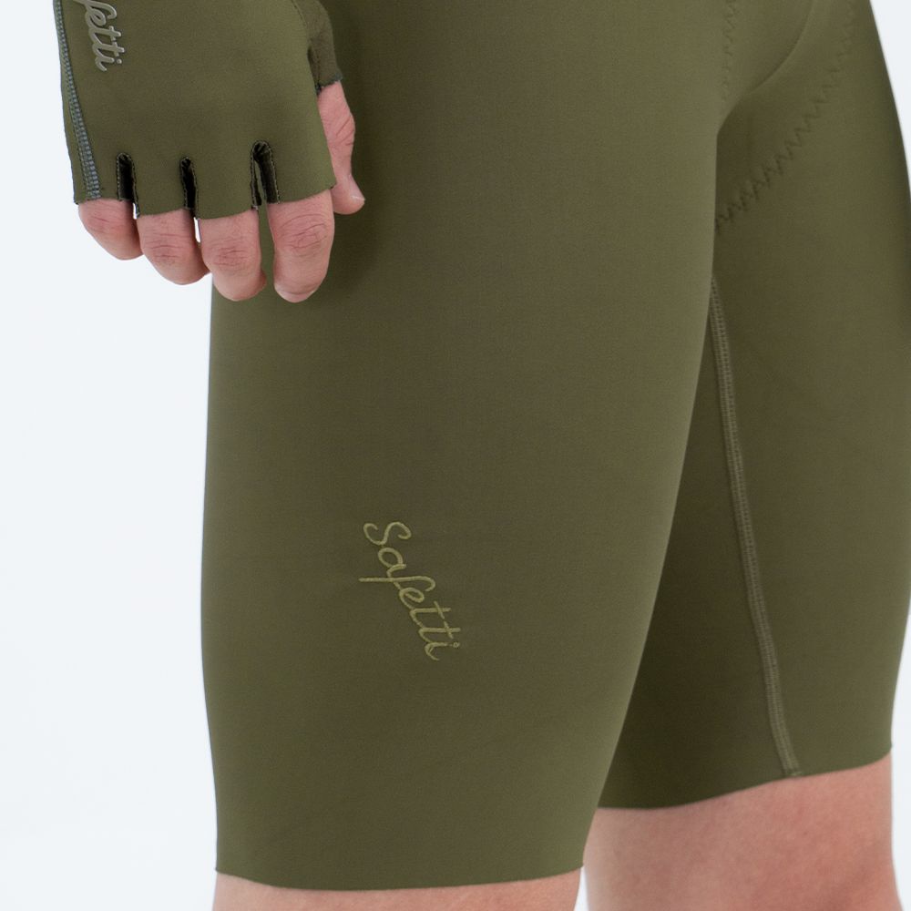 PANTALONETA CICLISMO TOSCANA 2.0 OLIVA PARA HOMBRE