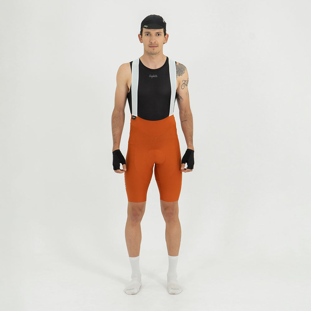 PANTALONETA CICLISMO CON CARGADERAS GIRONA CARROT PARA HOMBRE