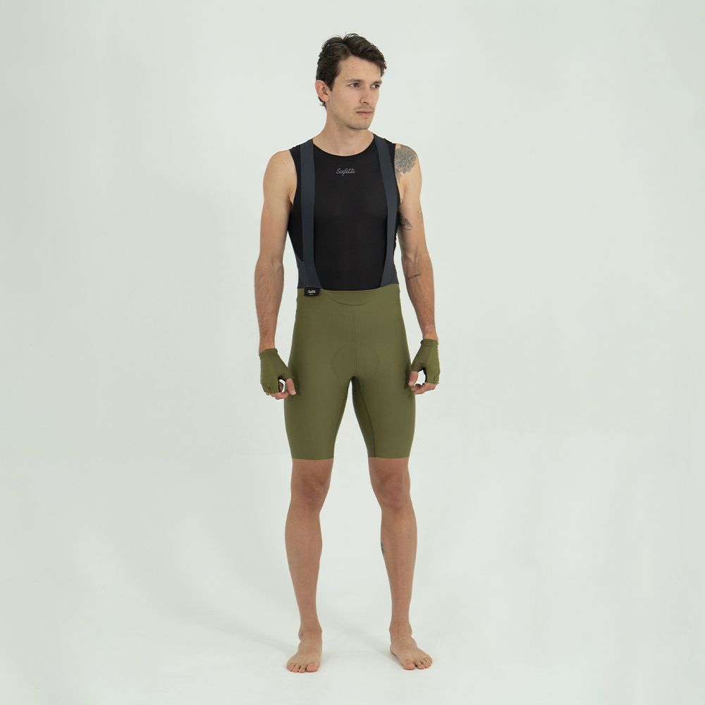 PANTALONETA CICLISMO CON CARGADERAS TOSCANA 2.0 + OLIVA PARA HOMBRE