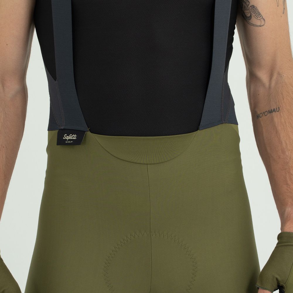 PANTALONETA CICLISMO CON CARGADERAS TOSCANA 2.0 + OLIVA PARA HOMBRE