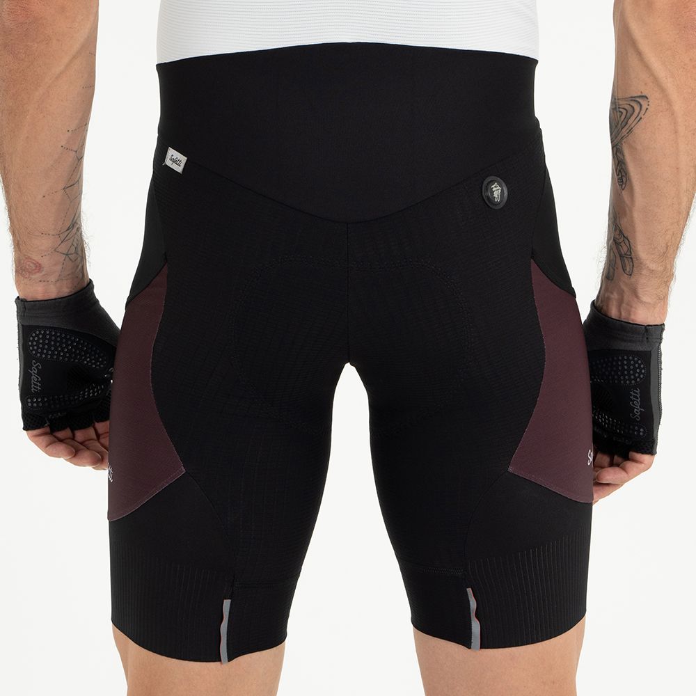 PANTALONETA CICLISMO EVANS CARGO VINO PARA HOMBRE