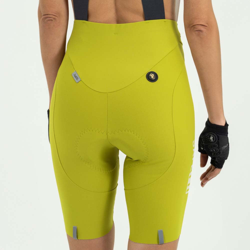 PANTALONETA CICLISMO CON CARGADERAS GIRONA LIMA PARA MUJER