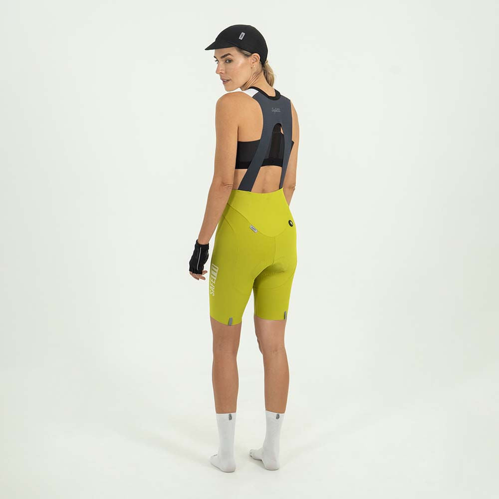 PANTALONETA CICLISMO CON CARGADERAS GIRONA LIMA PARA MUJER