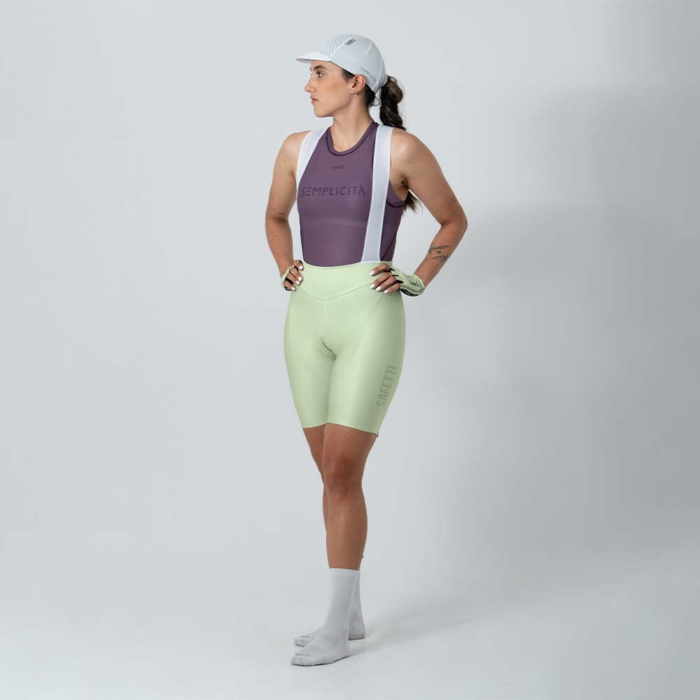 PANTALONETA CICLISMO GIRONA COLORS STEVIA PARA MUJER