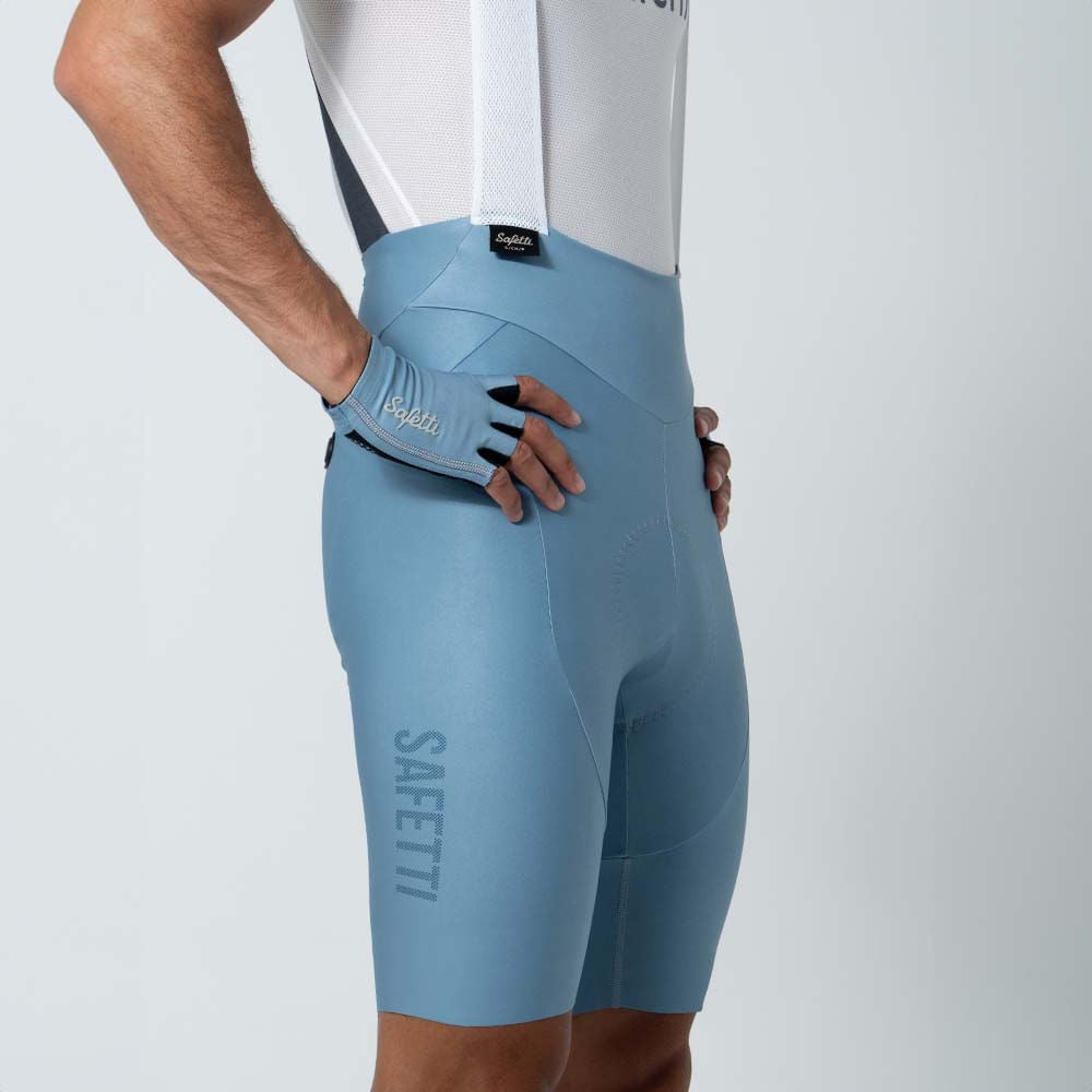 PANTALONETA CICLISMO GIRONA COLORS AZUL POLVO PARA HOMBRE