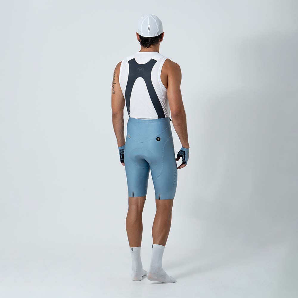 PANTALONETA CICLISMO GIRONA COLORS AZUL POLVO PARA HOMBRE