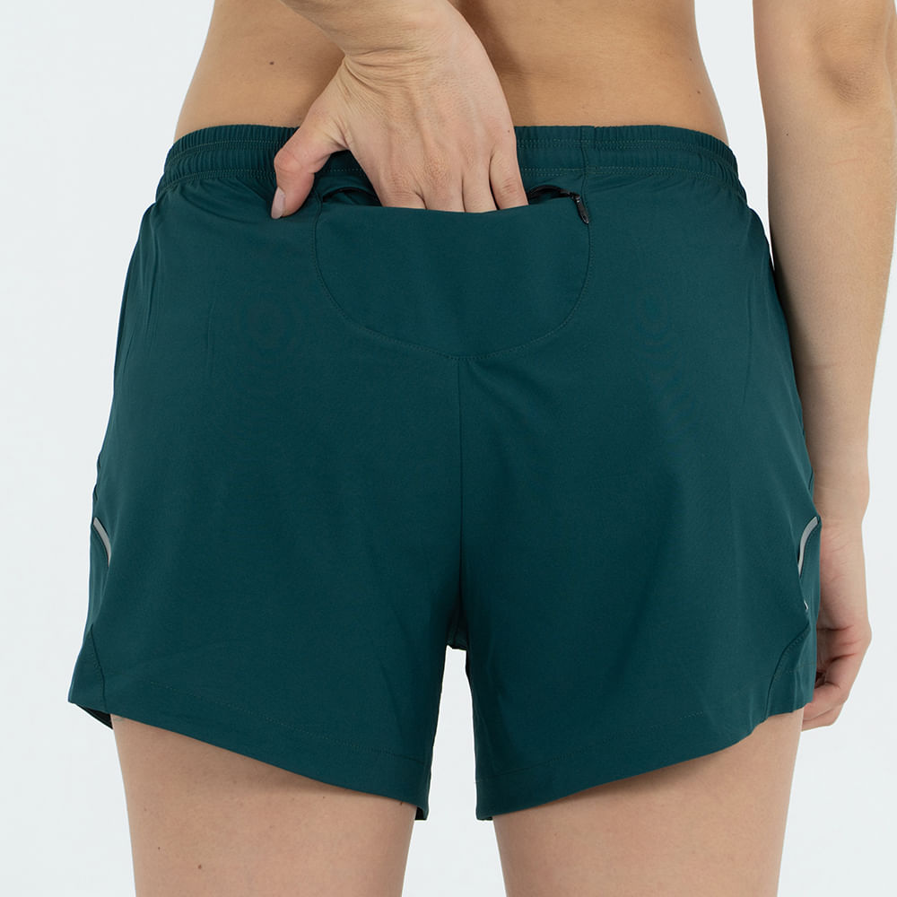 PANTALONETA RUNNING VENTURI LIGHT EMERALDA PARA MUJER