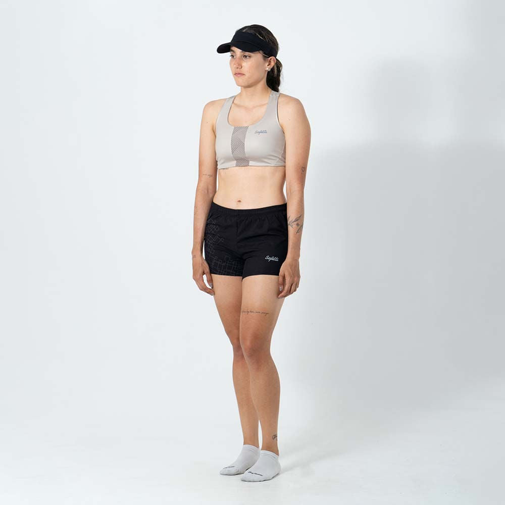 PANTALONETA RUNNING VENTURI LIGHT NERO PARA MUJER