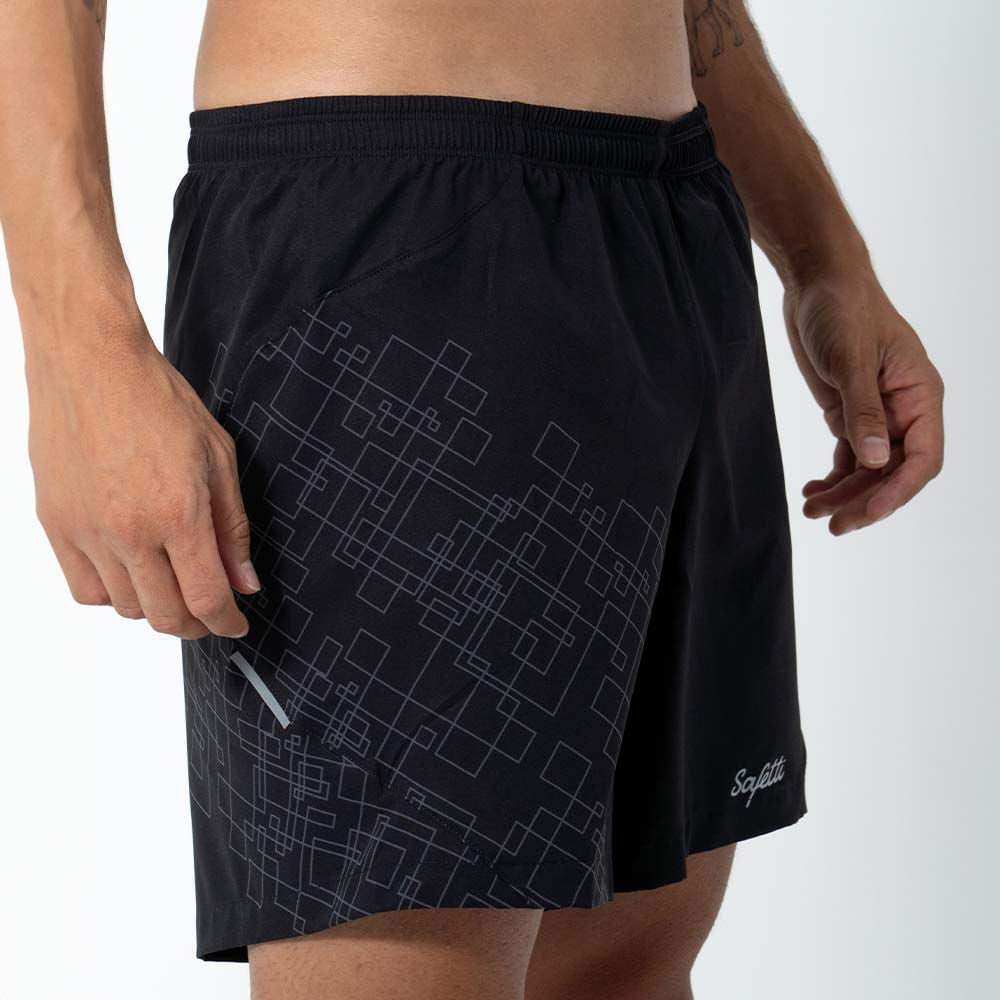 PANTALONETA RUNNING VENTURI LIGHT NERO PARA HOMBRE