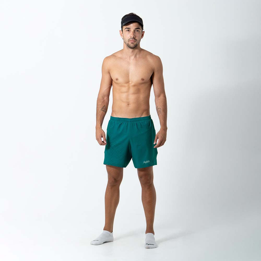 PANTALONETA RUNNING VENTURI LIGHT TEAL PARA HOMBRE