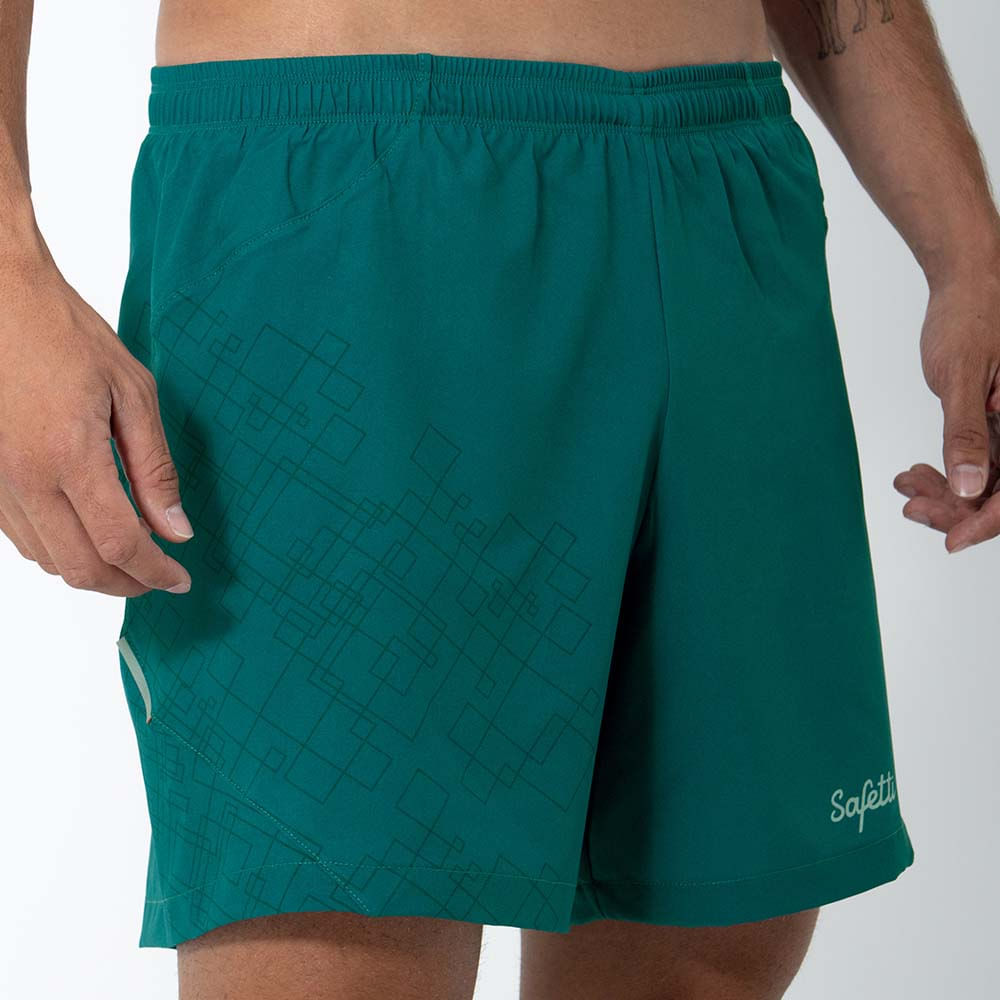 PANTALONETA RUNNING VENTURI LIGHT TEAL PARA HOMBRE