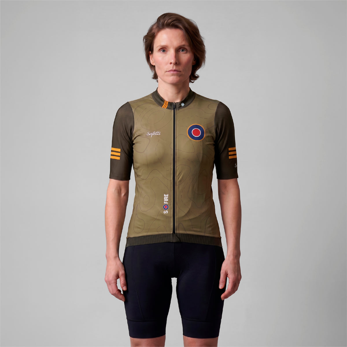 CAMISA CICLISMO MANGA CORTA S-FIRE GREEN PARA MUJER