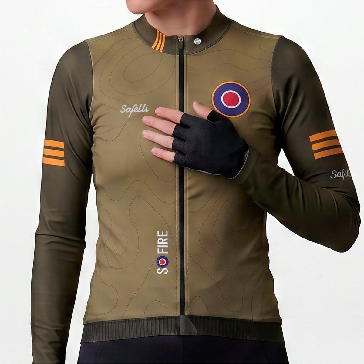 CAMISA CICLISMO MANGA LARGA S-FIRE GREEN PARA MUJER