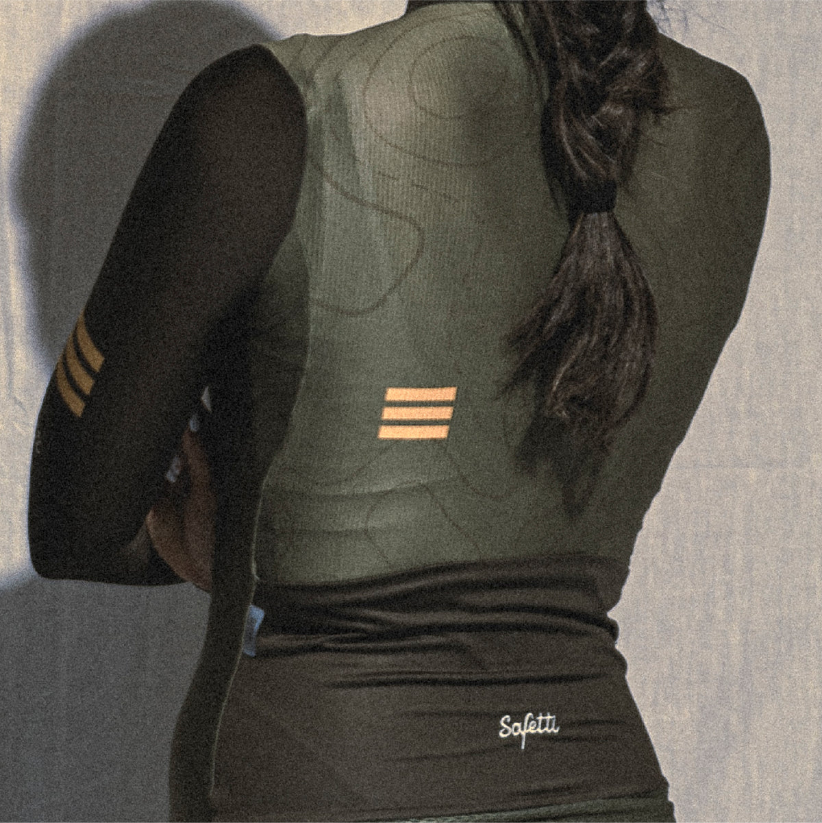 CAMISA CICLISMO MANGA LARGA S-FIRE GREEN PARA MUJER
