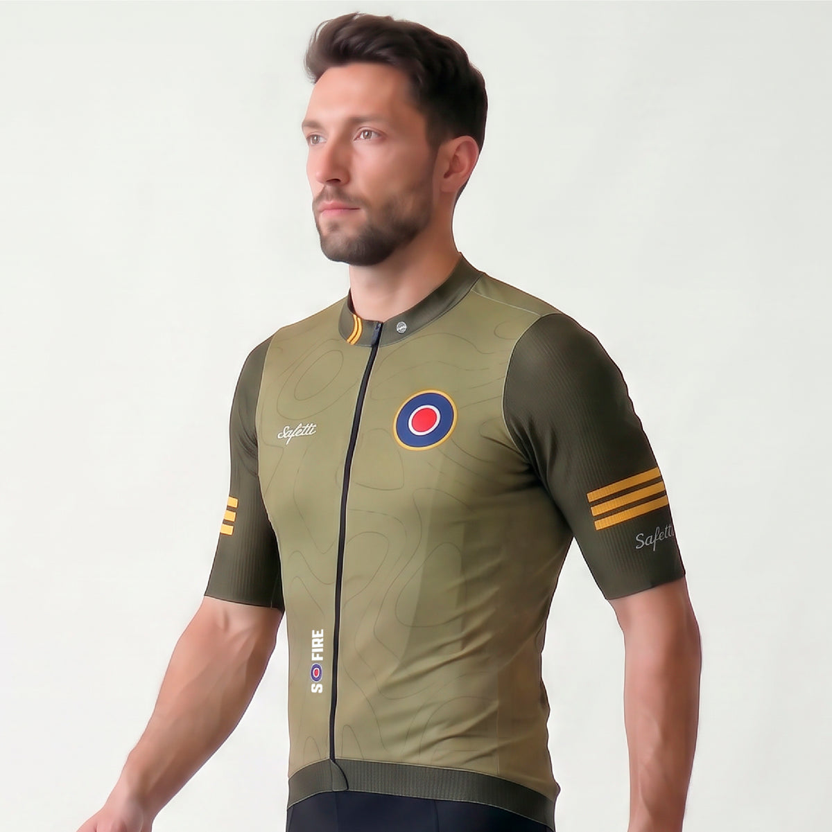 CAMISA CICLISMO MANGA CORTA S-FIRE GREEN PARA HOMBRE