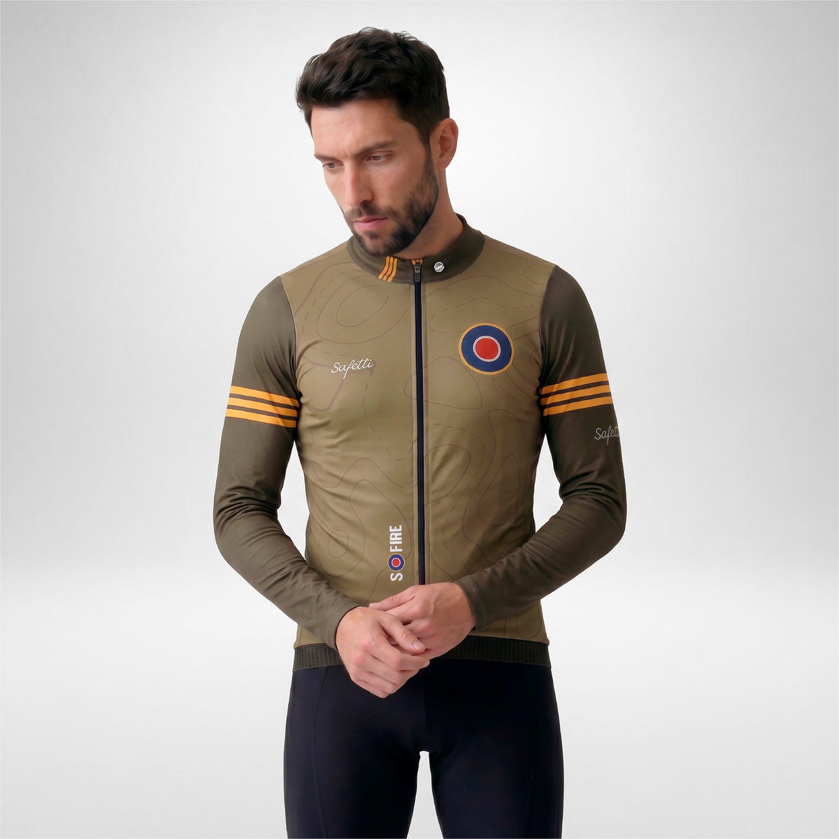 CAMISA CICLISMO MANGA LARGA S-FIRE GREEN PARA HOMBRE