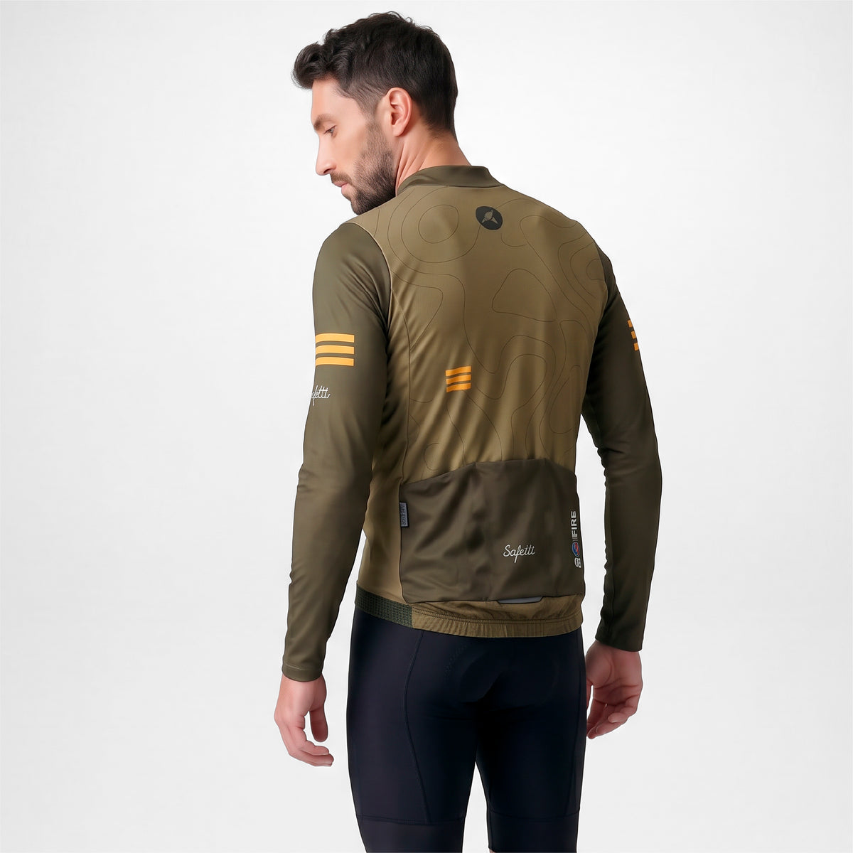 CAMISA CICLISMO MANGA LARGA S-FIRE GREEN PARA HOMBRE