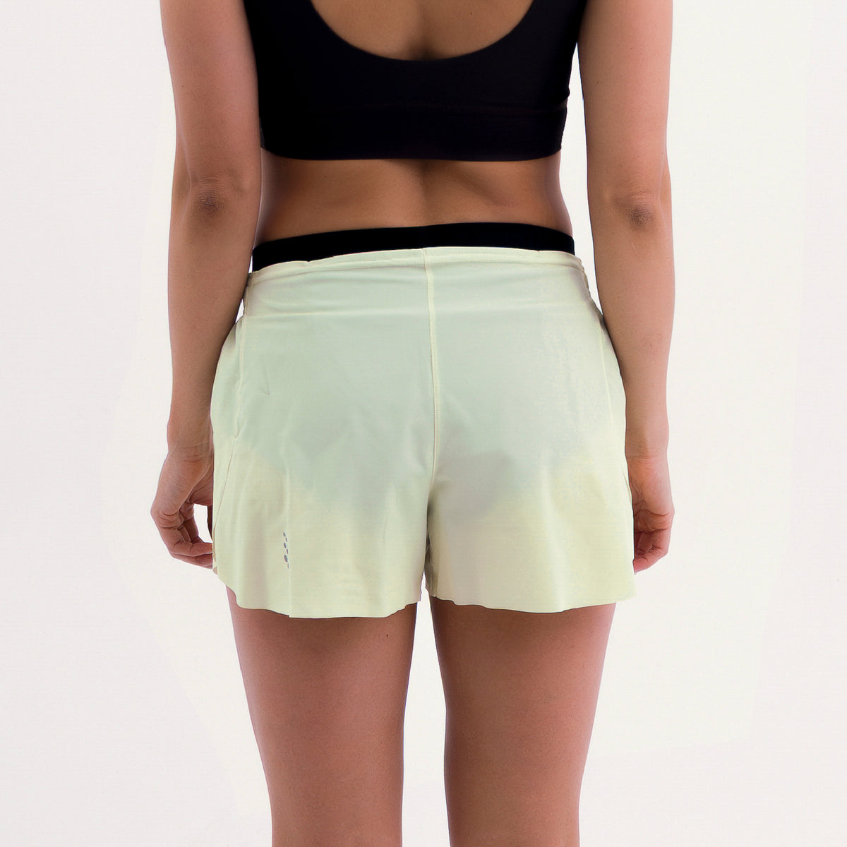 SHORT RUNNING/PÁDEL FLOW YELLOW PARA MUJER
