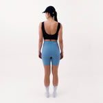SHORT RUNNING TITÁN EVO AZUL POLVO PARA MUJER