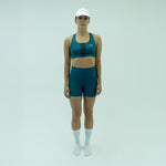 SHORT RUNNING TITAN CUT INDIGO PARA MUJER