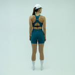 SHORT RUNNING TITAN CUT INDIGO PARA MUJER