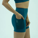 SHORT RUNNING TITAN CUT INDIGO PARA MUJER