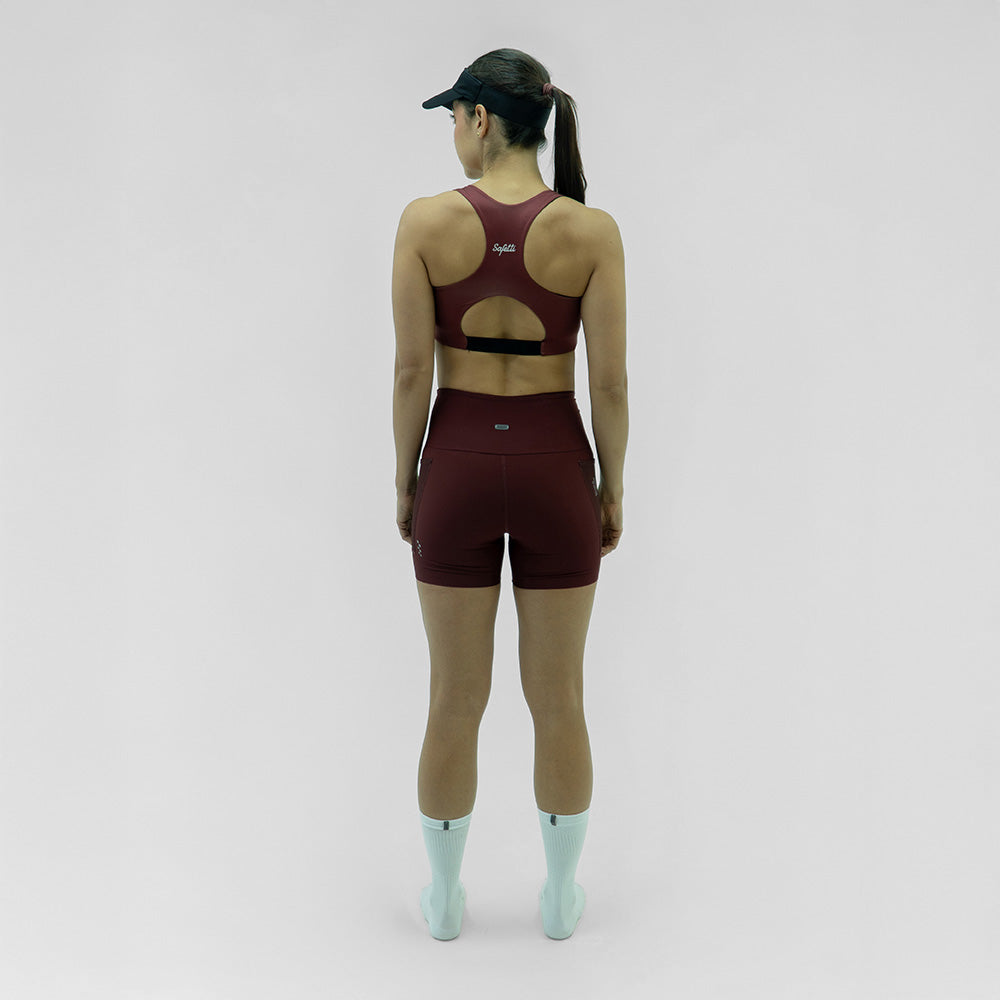 SHORT RUNNING TITAN CUT VINO PARA MUJER