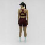 SHORT RUNNING TITAN CUT VINO PARA MUJER