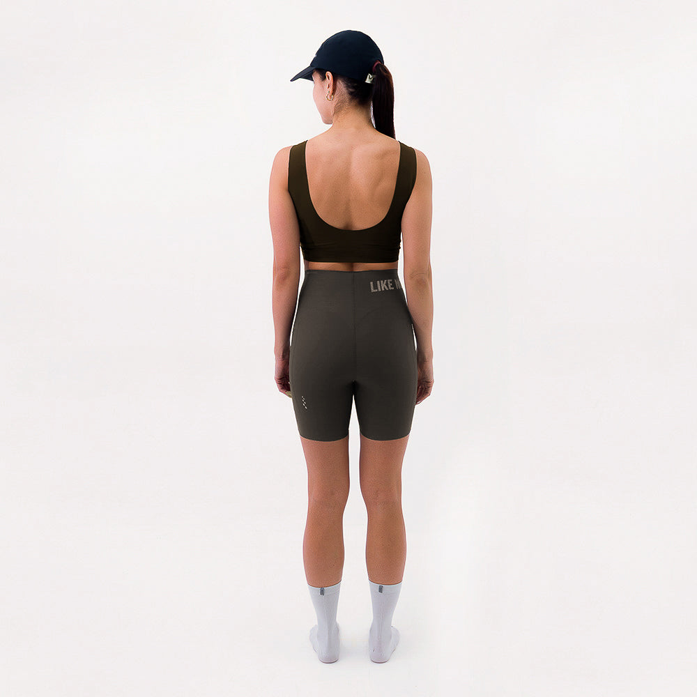 SHORT RUNNING TITÁN EVO GRIS PARA MUJER