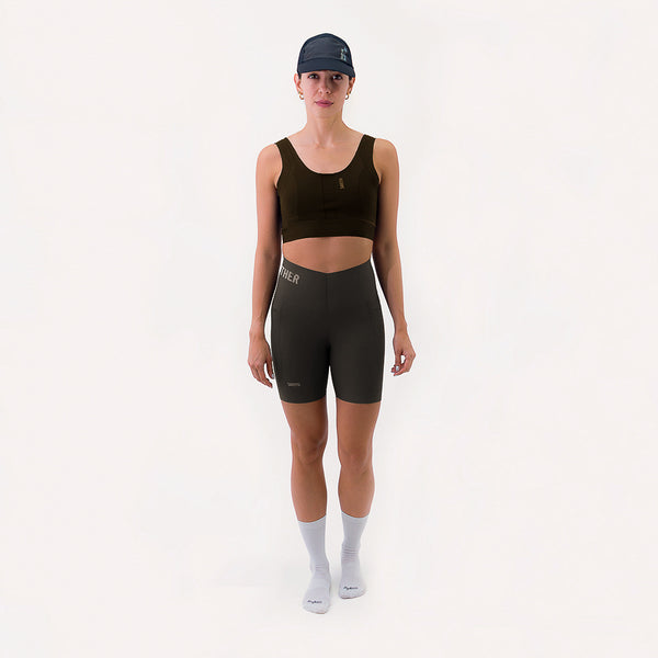 SHORT RUNNING TITÁN EVO GRIS PARA MUJER
