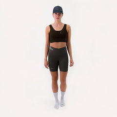 SHORT RUNNING TITÁN EVO GRIS PARA MUJER