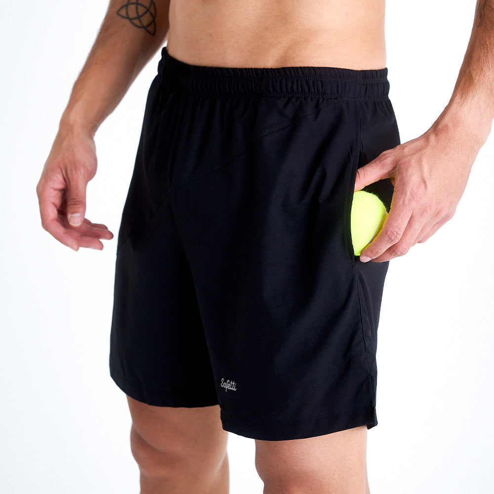 PANTALONETA RUNNING/PADEL BOLT NERO PARA HOMBRE