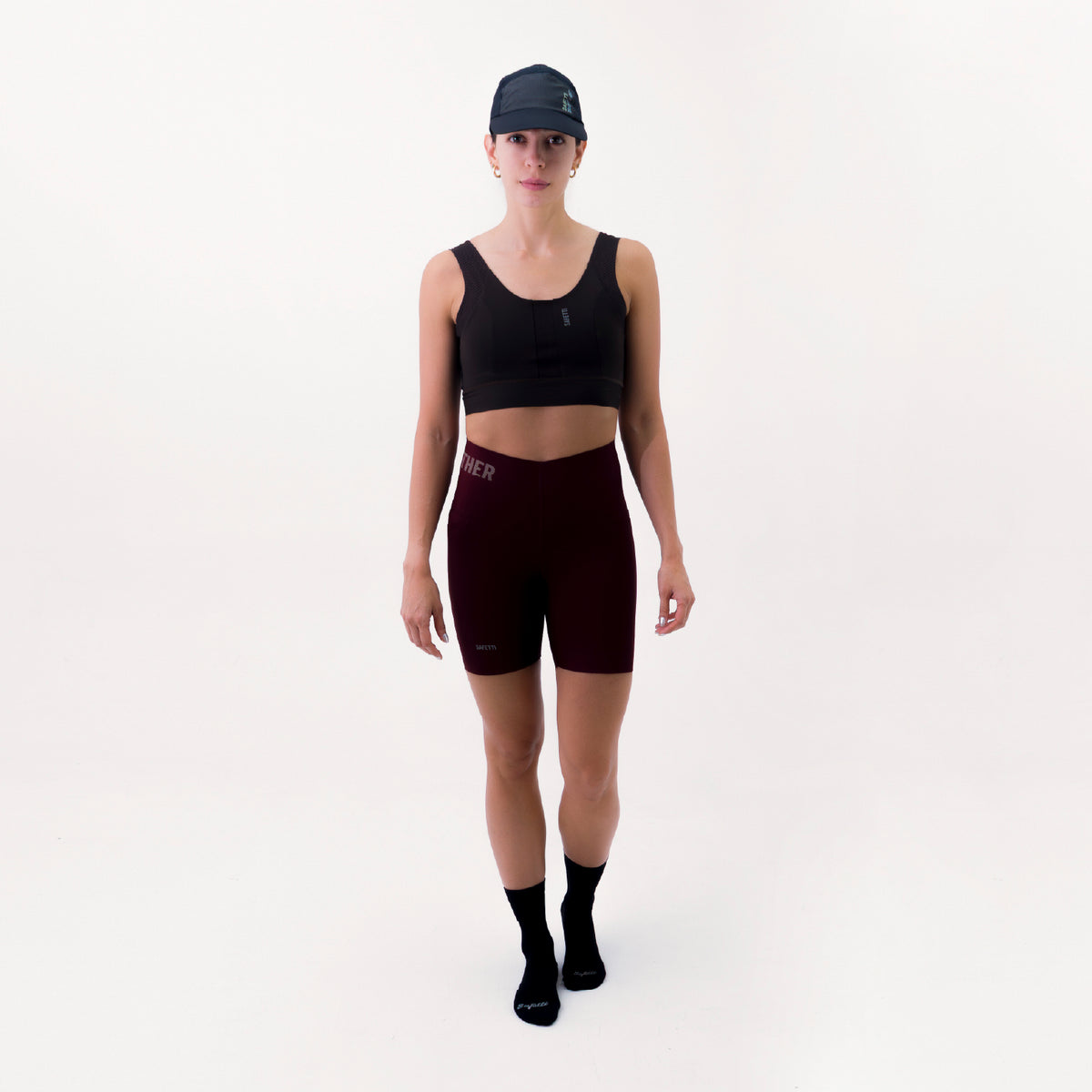 SHORT RUNNING TITÁN EVO VINO PARA MUJER