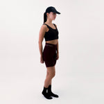 SHORT RUNNING TITÁN EVO VINO PARA MUJER
