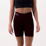 SHORT RUNNING TITÁN EVO VINO PARA MUJER